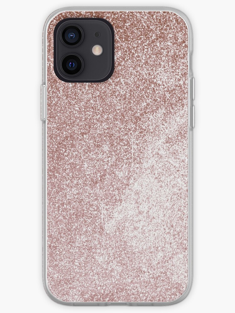 Rose Gold Pink Glitters Metallic Copper Finish Party Texture Background Faux Shine Pattern Hd High Quality Online Store Iphone Case By Iresist Redbubble