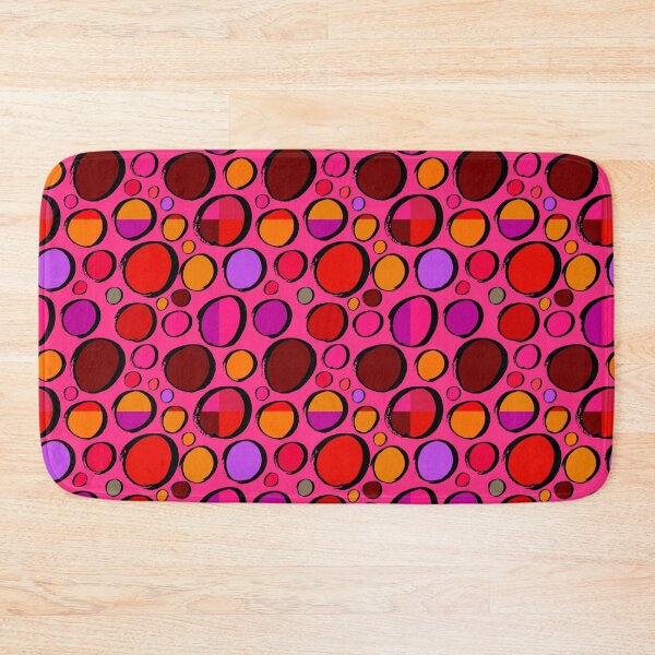 Item preview, Patchwork polka dot pattern - pink designed and sold by Carrie_Anne_Designs.