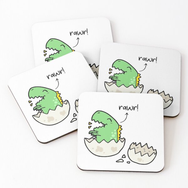 Item preview, Dinosaur Rawr Pet Cute Funny Happy Sarcastic Spiritual Animal Birthday Gift designed and sold by EpsilonEridani.