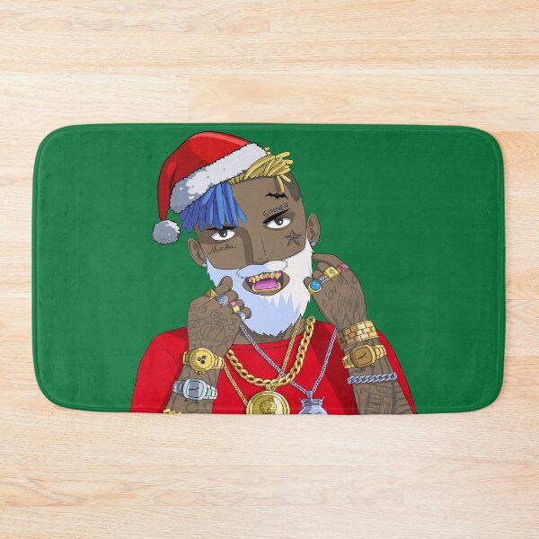Item preview, Hip hop Santa Claus Black Christmas designed and sold by Nosek1ng.