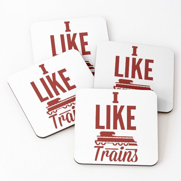 Item preview, I Like Trains Choo Choo fan red designed and sold by aventi24.