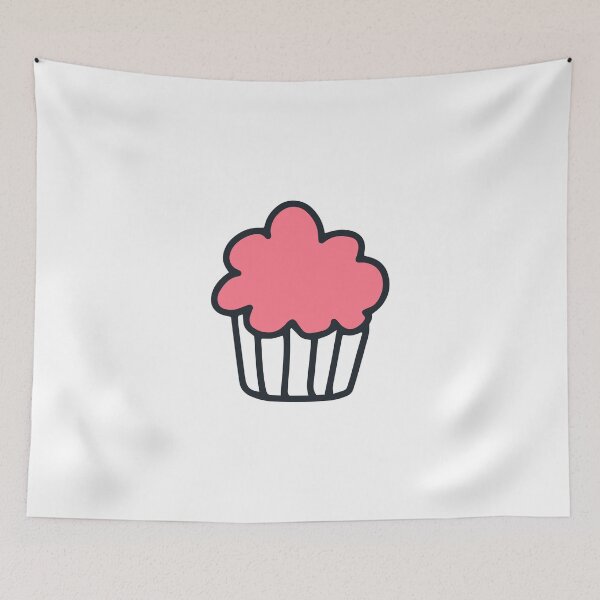 Item preview, Cupcake Cute Illustration Icon Design Tumblr Aesthetic Doodle designed and sold by vanessavolk.