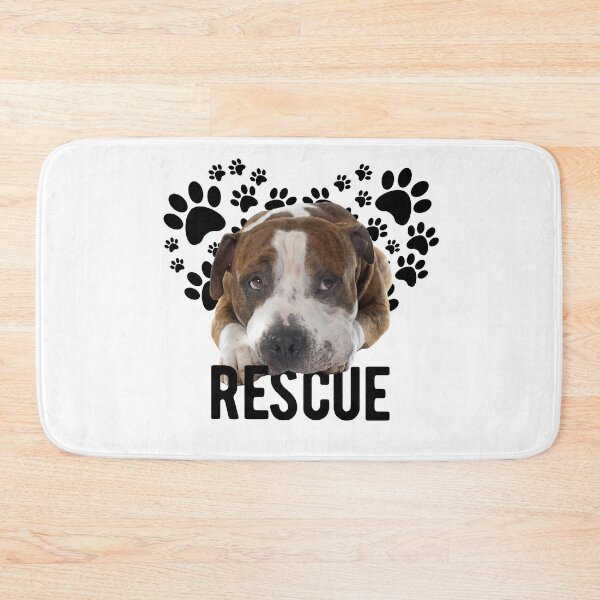 Item preview, Rescue Pitbull Dog designed and sold by PrettyPittie Shop.