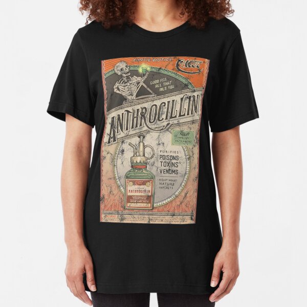 The Outer Worlds Anthrocillin Slim Fit T-Shirt