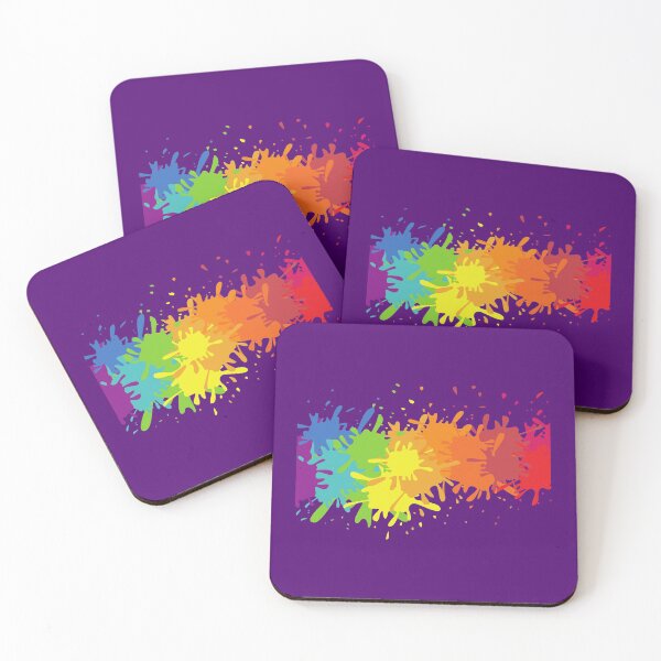 Item preview, Rainbow Splash Good Vibes Cute Funny Sarcastic Happy Fun Introvert Silly Inspirational Motivational Gift designed and sold by EpsilonEridani.