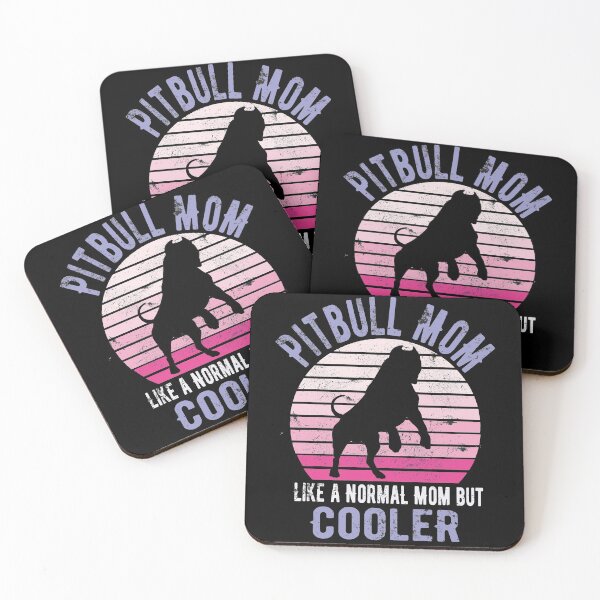 Item preview, Pitbull Mom - Like a normal mom but cooler designed and sold by PrettyPittie Shop.