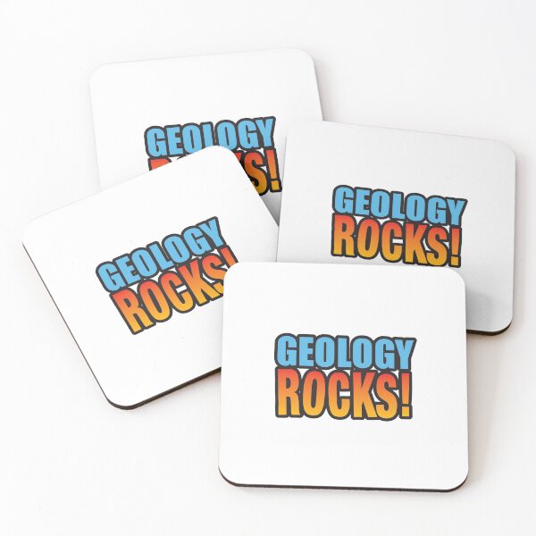 Item preview, 'Geology Rocks!' (White) designed and sold by The Button Gal.