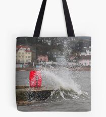 Wave over the wall Tote Bag