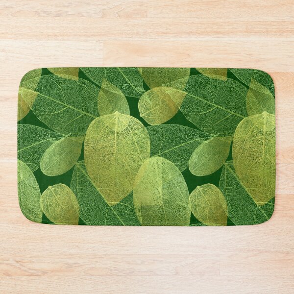 Item preview, Green / yellow lace leaves collage designed and sold by Carrie_Anne_Designs.