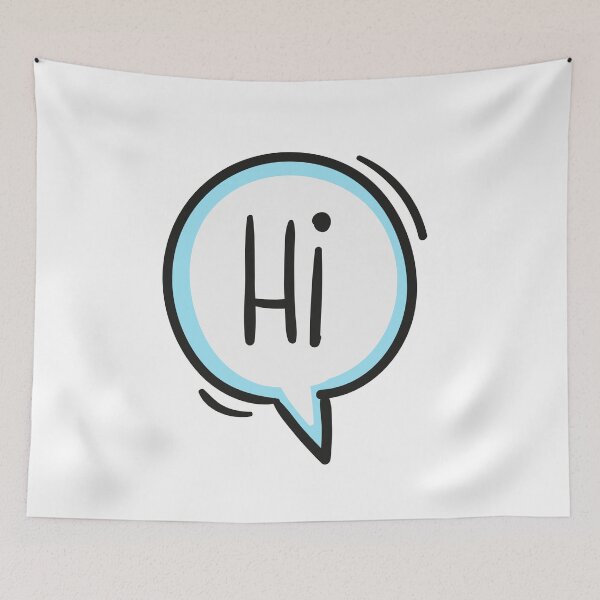 Item preview, Speech ballon hi illustrator tumblr aesthetic cool  designed and sold by vanessavolk.