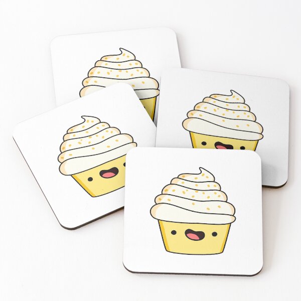 Item preview, Kawaii Yellow Cupcake designed and sold by kawaiilife.