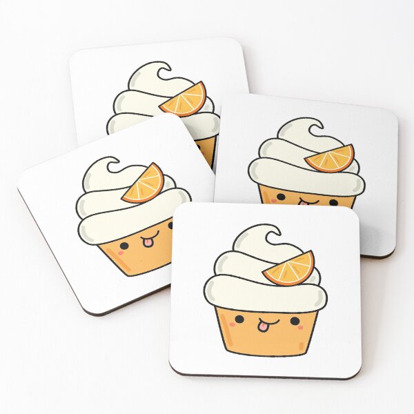Item preview, Kawaii Orange Cupcake designed and sold by kawaiilife.