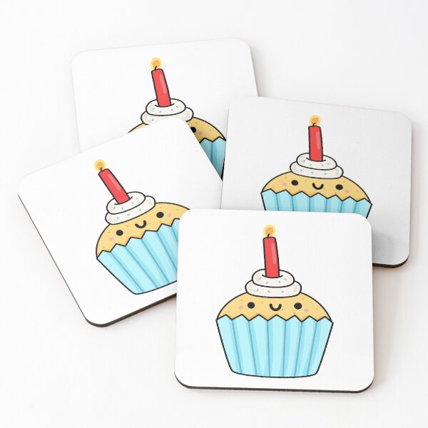 Item preview, Kawaii Birthday Cupcake designed and sold by kawaiilife.
