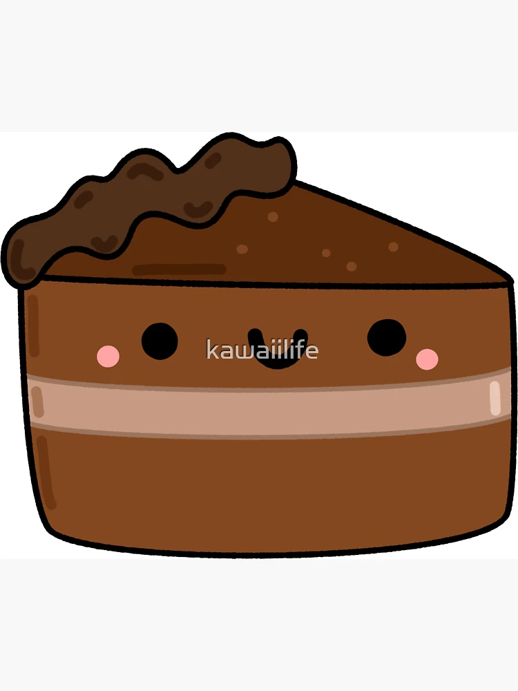 Kawaii Chocolate Cake | Magnet