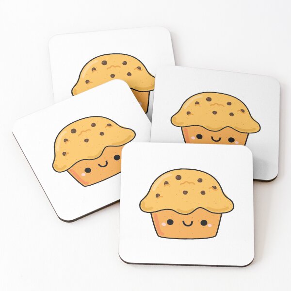 Item preview, Kawaii Chocolate Chip Muffin designed and sold by kawaiilife.