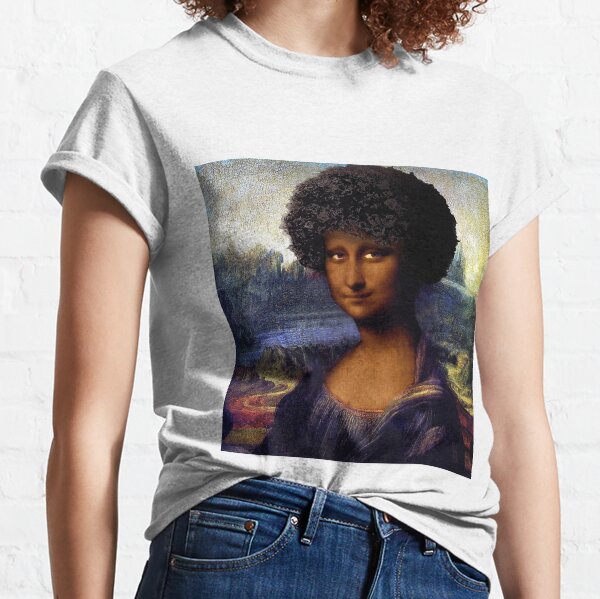 Black Mona Lisa    Classic T-Shirt