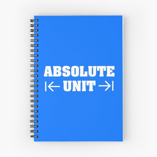 Item preview, Absolute Unit on Blue designed and sold by Grathicks.