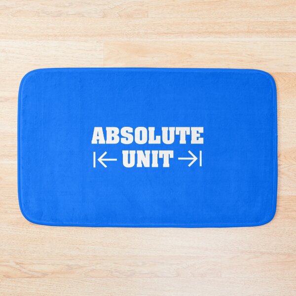 Item preview, Absolute Unit on Blue designed and sold by Grathicks.