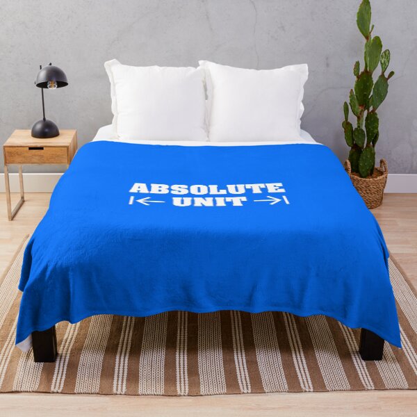 Item preview, Absolute Unit on Blue designed and sold by Grathicks.