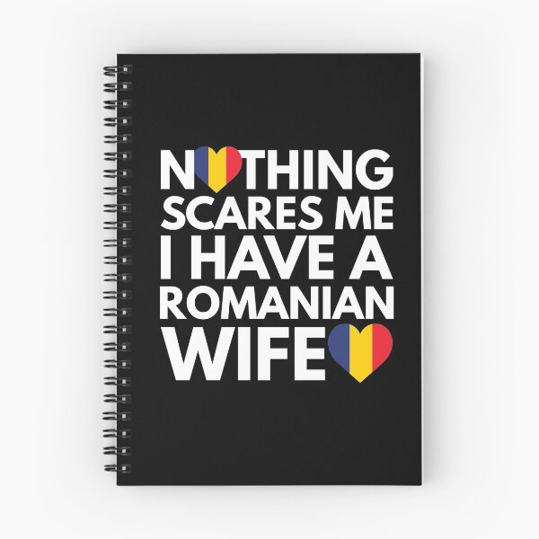 Item preview, Nothing Scares Me, I Have Romanian Wife designed and sold by HelloFromAja.