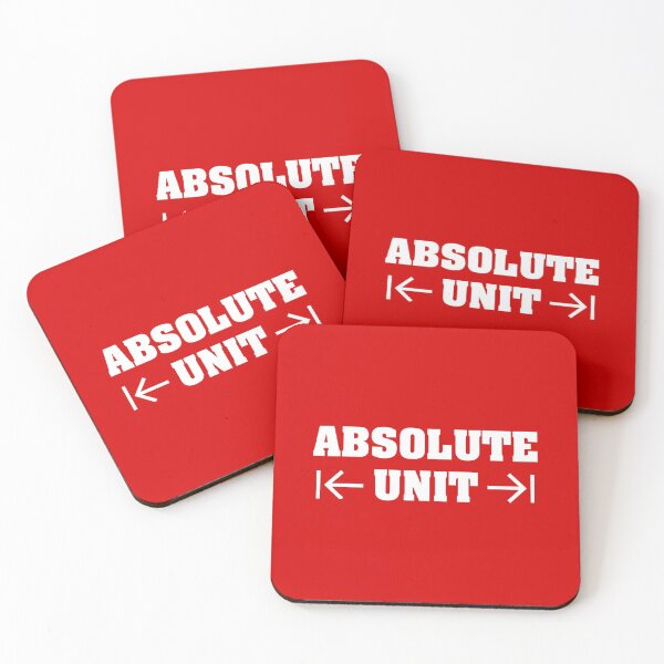 Item preview, Absolute Unit on Red designed and sold by Grathicks.
