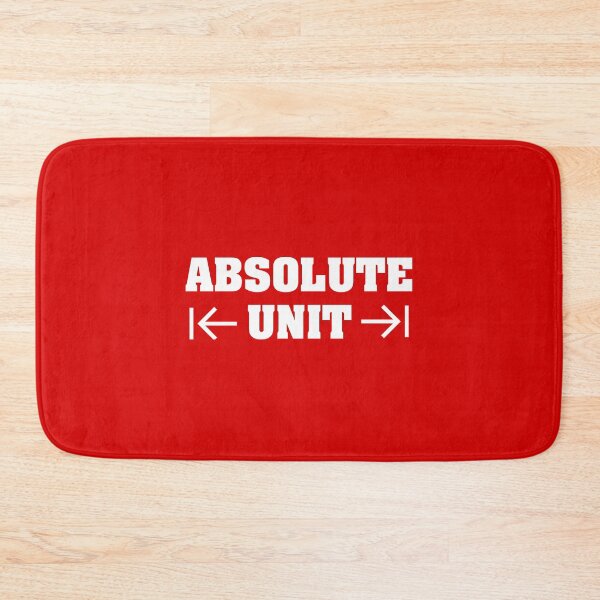 Item preview, Absolute Unit on Red designed and sold by Grathicks.