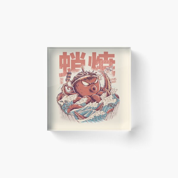 Takoyaki Attack Acrylic Block