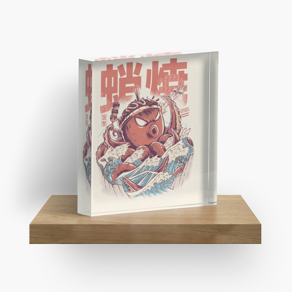Takoyaki Attack Acrylic Block