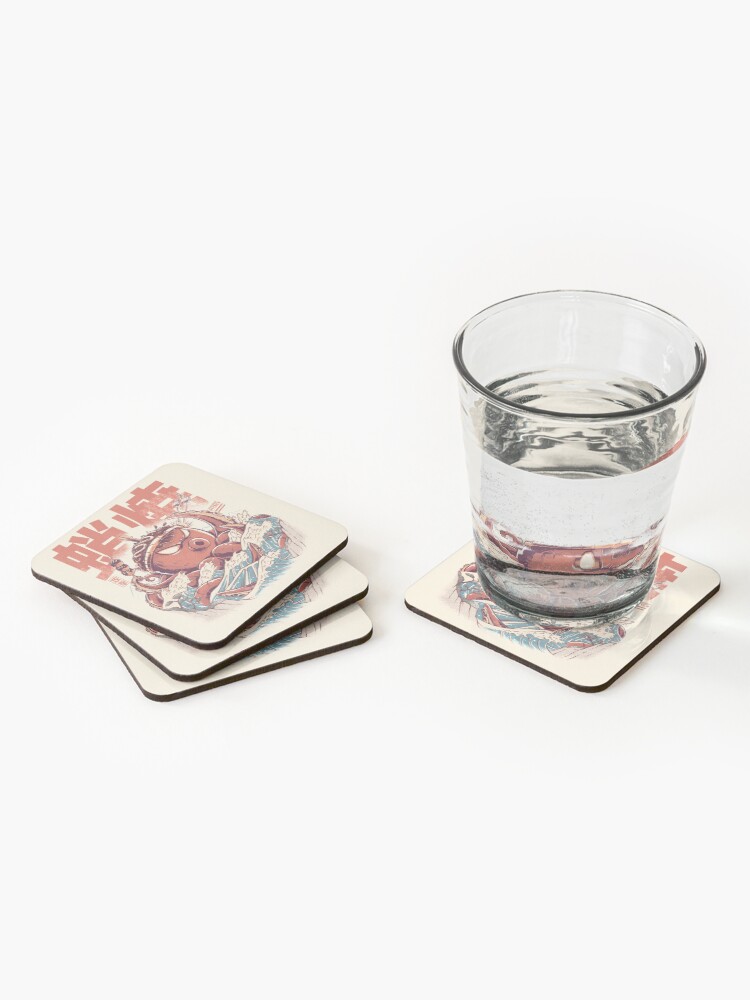 Alternate view of Takoyaki Attack Coasters (Set of 4)