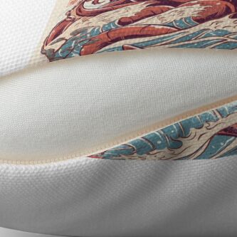 Alternate view of Takoyaki Attack Throw Pillow