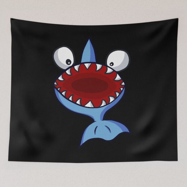 Item preview, Friendly cute shark kids cartoon gift designed and sold by Weilichesmag.