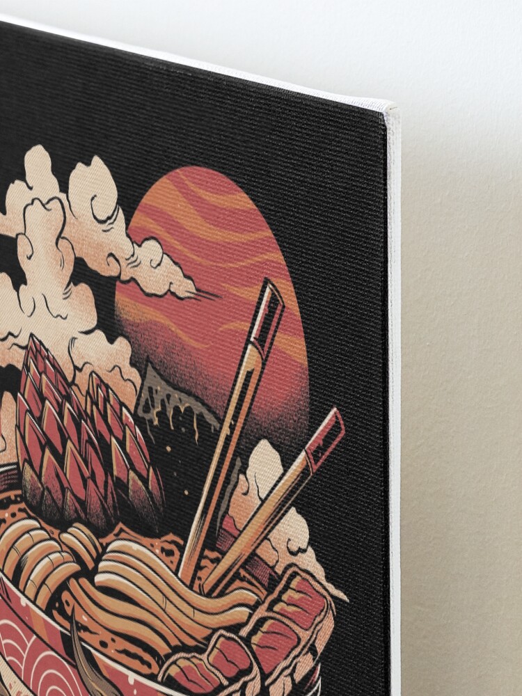 Alternate view of Dragon's Ramen Mounted Print