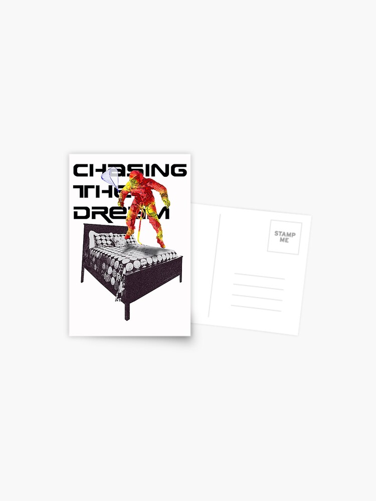 Thumbnail 1 of 2, Postcard, Chasing The Dream designed and sold by hereandback.