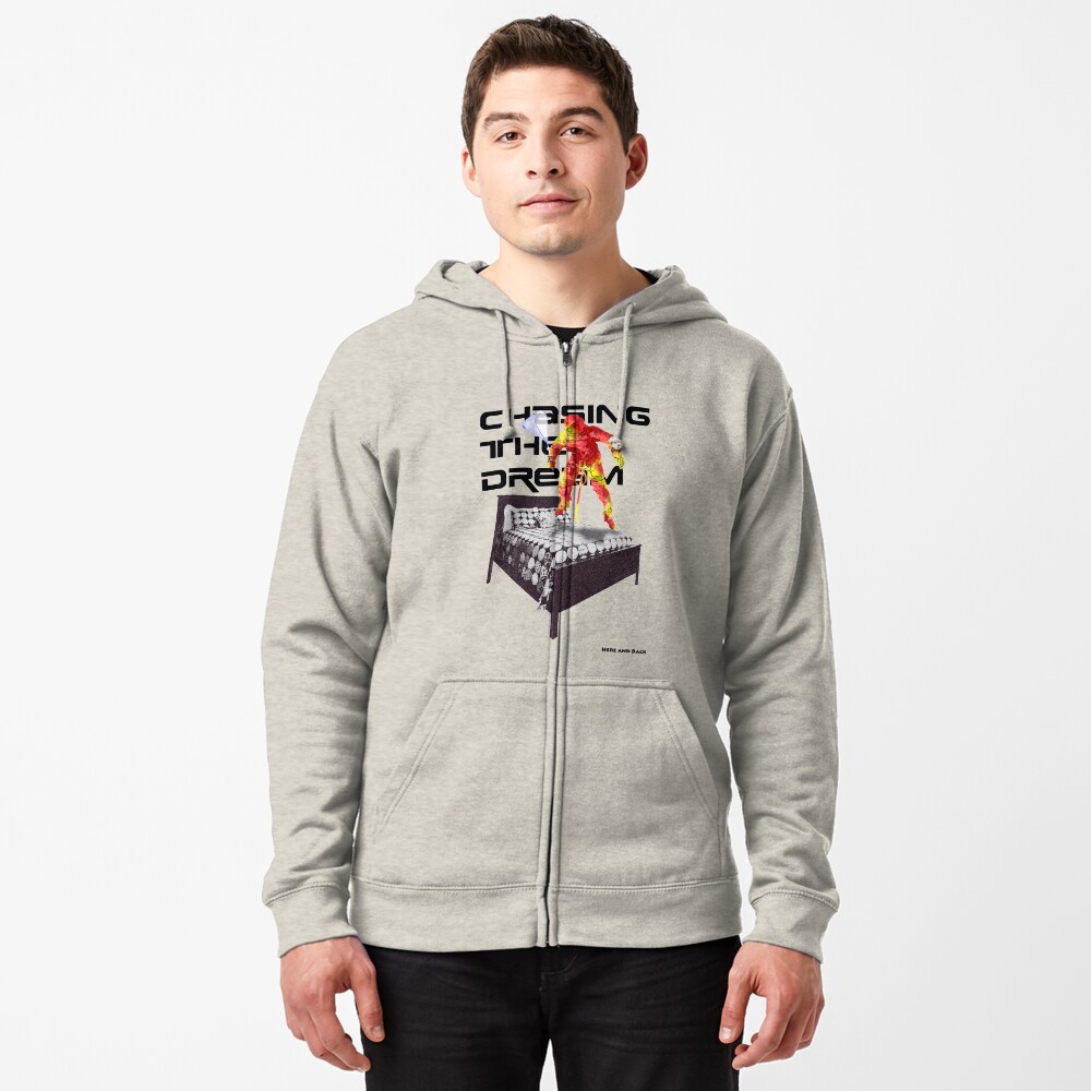 Item preview, Zipped Hoodie designed and sold by hereandback.