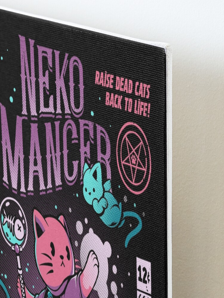 Alternate view of Nekomancer Mounted Print