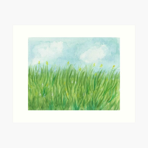 Grasslands Ghosts Art Print