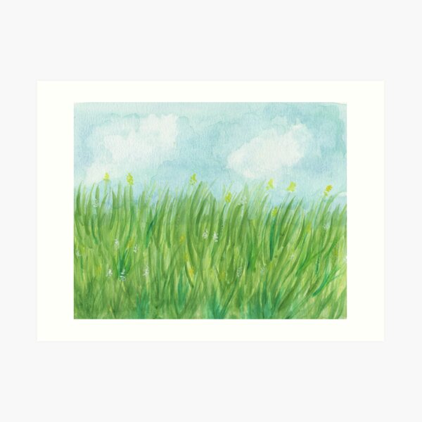 Grasslands Ghosts Art Print