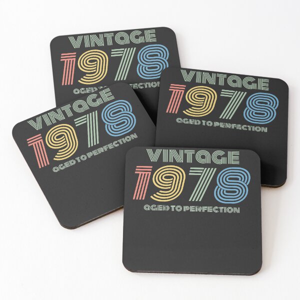 Item preview, Vintage 1978 Aged To Perfection Funny Birthday Gift designed and sold by alenaz.