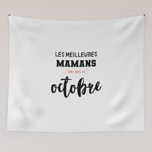 Aperçu de l'œuvre Les Meilleures Mamans Sont Nées En OctobreT-Shirt Fun Ajusté Birthday Anniversaire créée et vendue par Sandydesign.