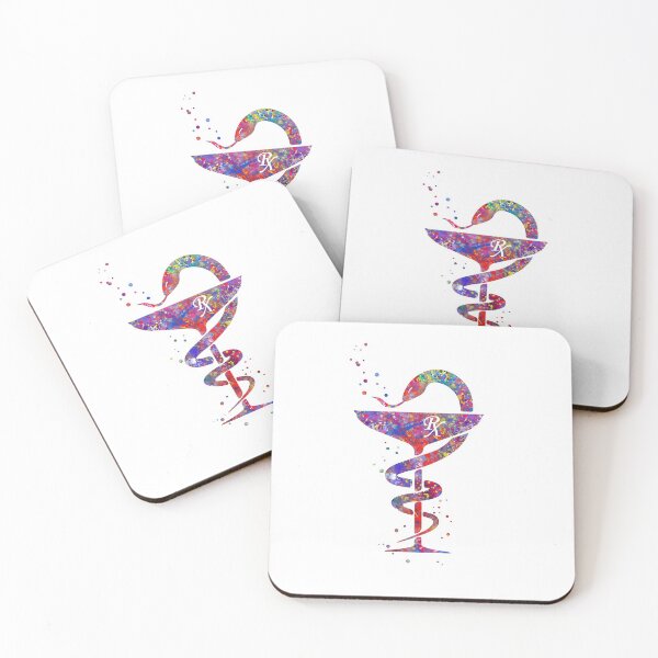 Item preview, Pharmacist symbol, watercolor pharmacist symbol, pharmacist symbol print designed and sold by Rosaliartbook.
