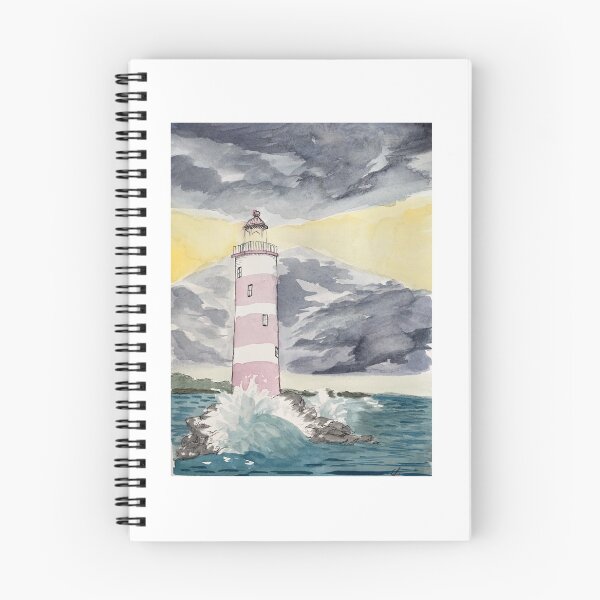 Item preview, lighthouse in storm  designed and sold by emmakayleigh.