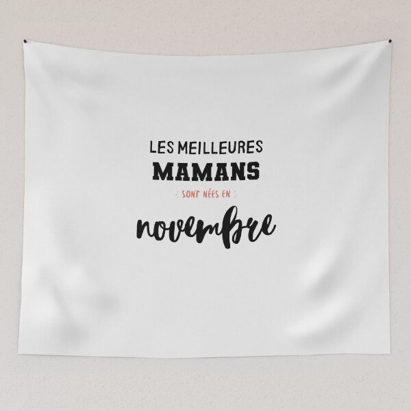 Aperçu de l'œuvre Les Meilleures Mamans Sont Nées En Novembre T-Shirt Fun Ajusté Birthday Anniversaire créée et vendue par Sandydesign.