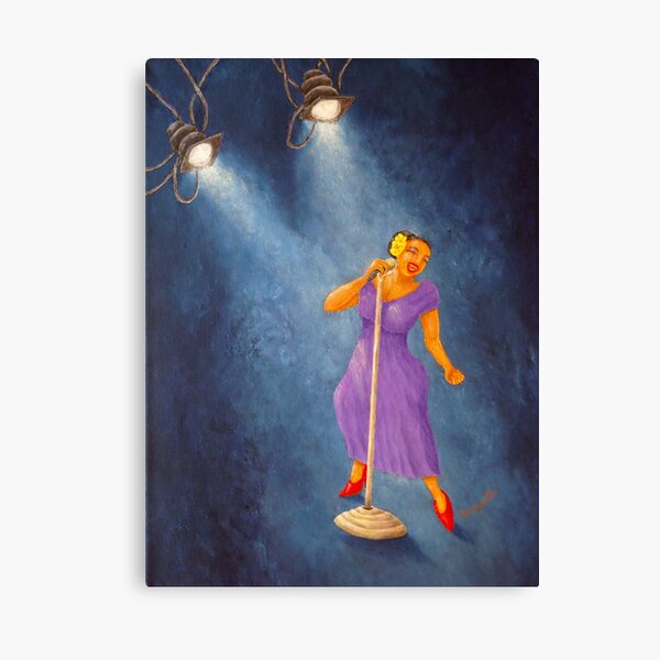 LATINA JAZZ DIVA Canvas Print