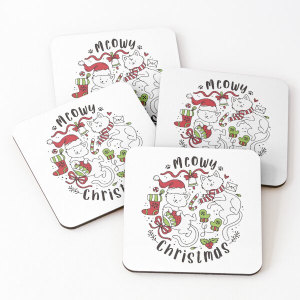 Item preview, meowy christmast designed and sold by mevvo.