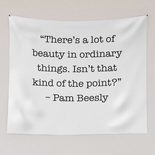 Item preview, Pam Beesly Quote, The Office designed and sold by moss&moon designs.