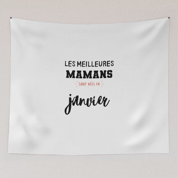 Aperçu de l'œuvre Les Meilleures Mamans Sont Nées En Janvier T-Shirt Fun Ajusté Birthday Anniversaire créée et vendue par Sandydesign.