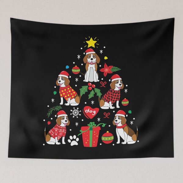 Item preview, Beagle Christmas Ornament Tree designed and sold by rafaeltto.