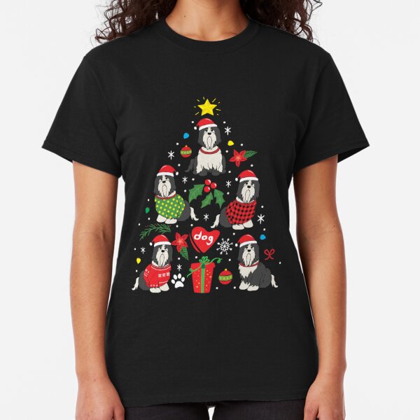 border collie christmas shirt