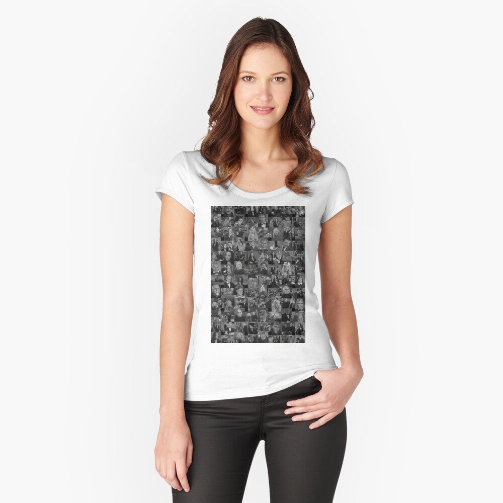 Item preview, Fitted Scoop T-Shirt designed and sold by Montage-Madness.