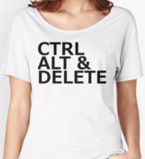 CTRL ALT DELETE Women's Relaxed Fit T-Shirt